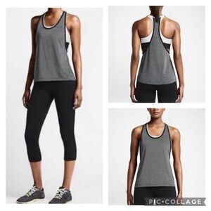 Nike Dri-Fit Pro 2-in-1 Tank Top with built in sports bra Women’s size medium